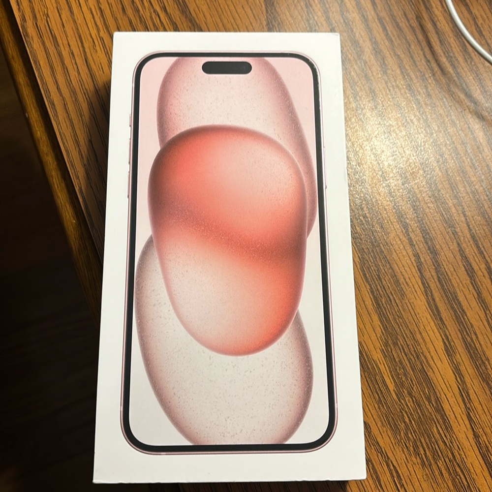 Apple iPhone 15 plus empty box